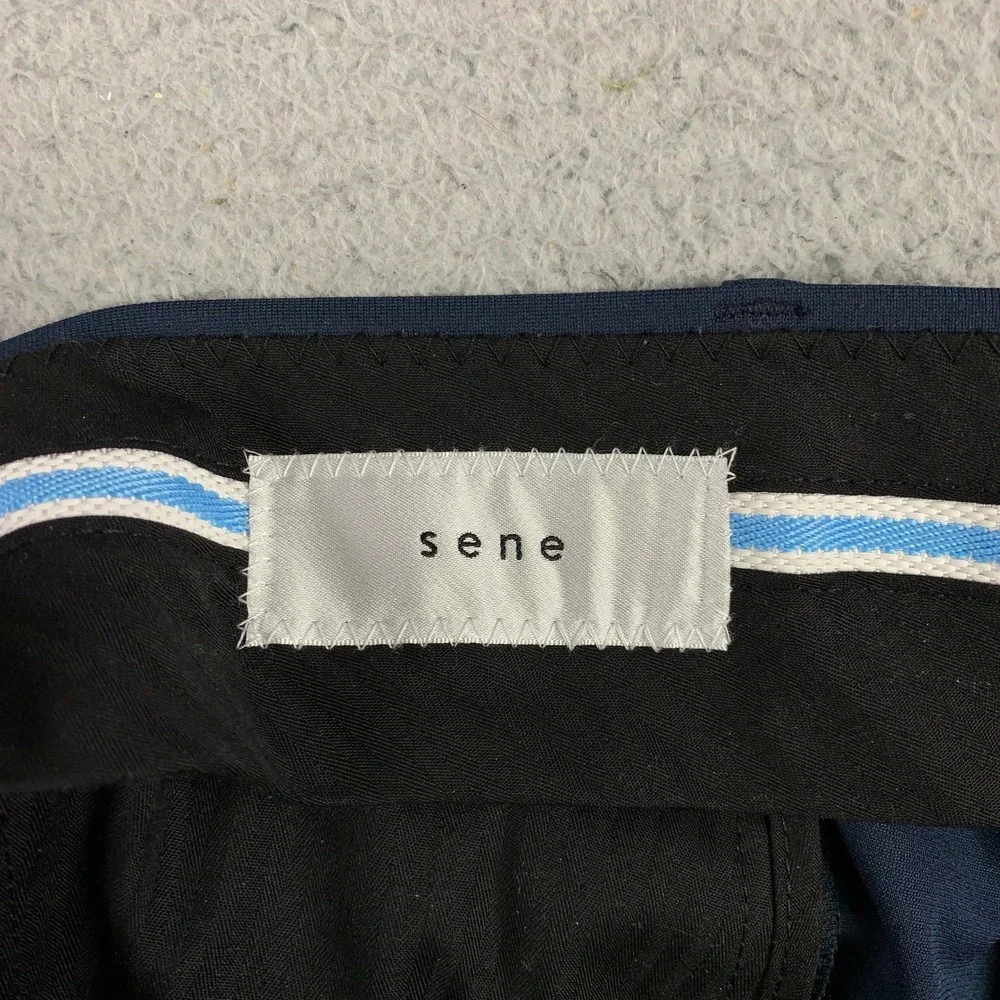 Sene Soho Flex 2 Piece Suit Custom 48R Navy Stretch Performance Pants 40x32